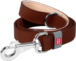 Læderline til hunde WAUDOG 14 mm, 122 cm, brun