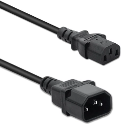 Strømkabel til UPS IEC C13/C14 3×1,0 mm² 1,5 m