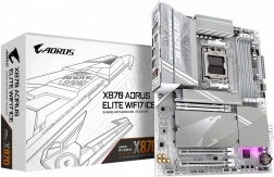 AORUS X870 A ELITE ICE Wi‑Fi 7 ATX bundkort til AMD Ryzen (AM5, DDR5, USB4, HDMI)