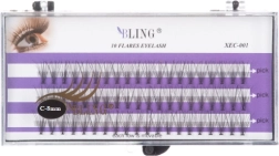 Silkebundter af vipper BLING - twist C, 8 mm