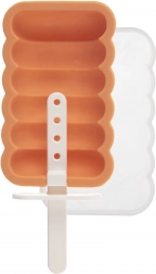 Silikoneform til ispinde med låg