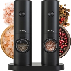 Elektrisk peber- og saltsliber Ruhhy - 2 stykker