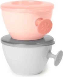 Sæt af skåle Easy-Grab grå/Soft Coral