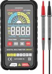 digitalt multimeter HABOTEST HT124B+ med True RMS og NCV