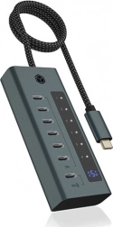 USB‑C hub 7× USB 3.2 Gen 2 med display og 36 W strømforsyning