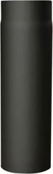 Røgrør 145 mm, længde 500 mm, tykkelse 1,5 mm, sort