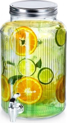 Glasdrikkedispenser med hane 6,2 l VILDE