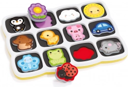 Quercetti Smart Puzzle Magnetico: Farver og Første Ord