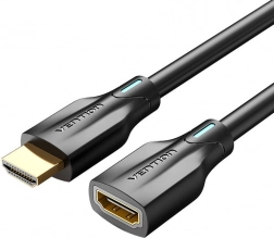 HDMI 2.1 Forlænger­kabel Vention AHBBG, 1,5 m, 8K 60Hz / 4K 120Hz Sort