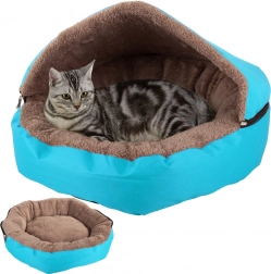 Katteseng og lille hundeseng med aftageligt tag – Hytte