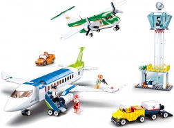 Sluban lufthavn med to fly byggesæt