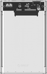 ORICO 2,5" ekstern boks til disk, gennemsigtig, USB 3.0 5 Gb/s