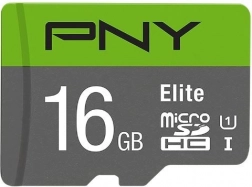 PNY Elite microSDHC-hukommelseskort 16 GB UHS‑I U1
