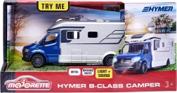 Majorette Hymer B-Class campingvogn 19 cm med lys og lyd