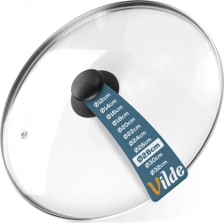 Glaslåg 28 cm med udluftningsventil