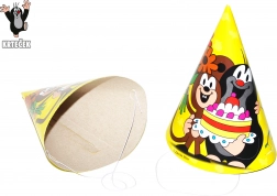 Festhat med motivet Muldvarpen og hans venner