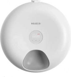 Automatisk foderautomat til kæledyr ROJECO med 6 rum (3600 mAh)