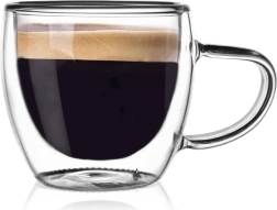 Termoglas med dobbeltvæg til espresso 100 ml