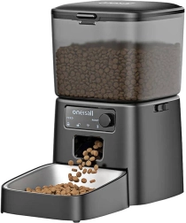 Oneisall smart foderautomat, sort