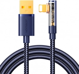 Vinkelkabel USB‑A til Lightning 1,2 m Joyroom blå