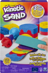Kinetic Sand – sæt med regnbueværktøjer