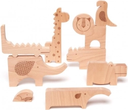 Træpuslespil Safari fra Petit Collage