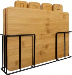Bambusskærebræt - 4 stk. Ruhy 19338