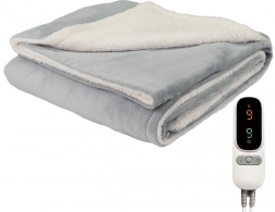 Elektrisk opvarmet tæppe CozyHeat 160 W, grå