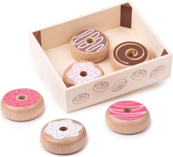 Trækasse med donuts Bigjigs Toys