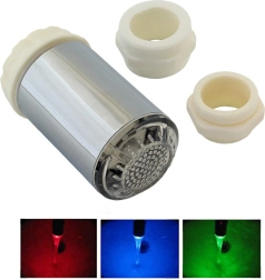 Lysende perlator med skiftende farver