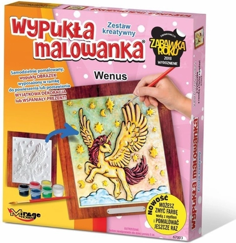 Enhjørningen Venus – 3D opsvulmet malebog MIRAGE HOBBY
