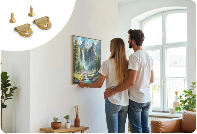 Alt i pakken – pensler, farver og ophæng