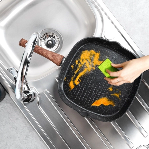 Kraftig non-stick granitbelægning