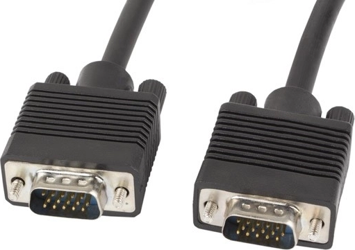 VGA-kabel 15 m med ferritfiltre, dobbelt afskærmning – Lanberg, sort
