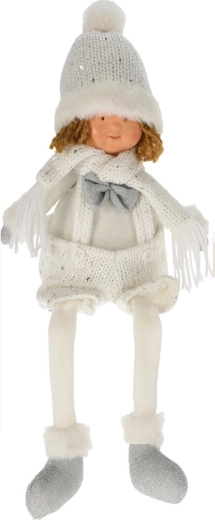 Elegant hvid‑sølv look