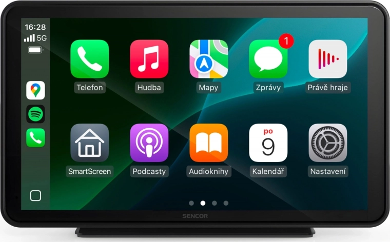 Backup-kamera med 7" display og trådløst Apple CarPlay/Android Auto SCT M760