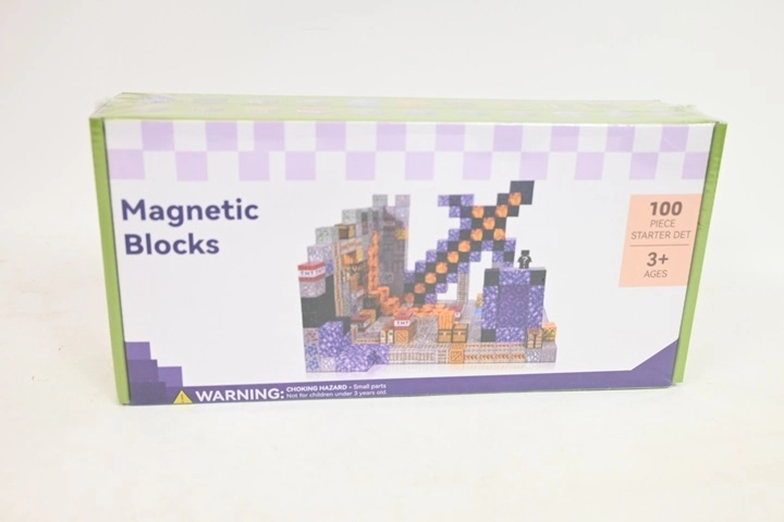 Magnetisk byggesæt med 100 dele