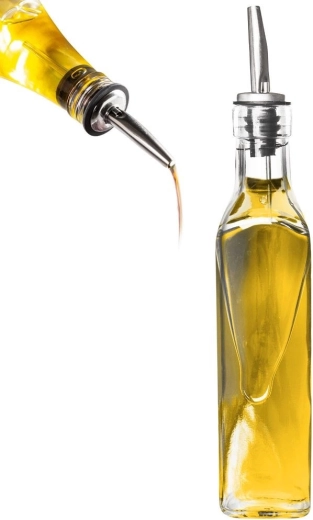 Glasflaske til olivenolie og eddike med dosering 250 ml