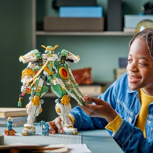 Imponerende, fuldt bevægelig mech