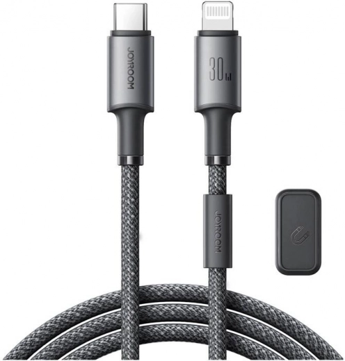 Joyroom kabel USB‑C til Lightning 30 W, 1,2 m, grå