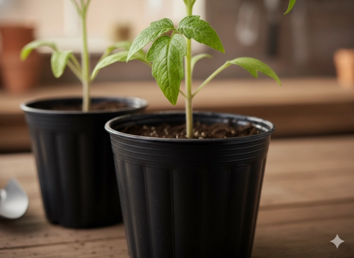 Skånsom mod planter ved ompotning