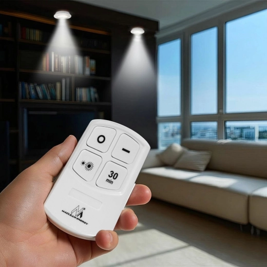 Behagelig fjernbetjening og timer