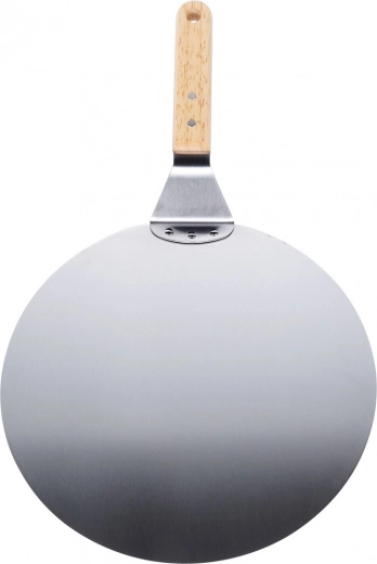 Stift blad i rustfrit stål for glat indsætning under pizza