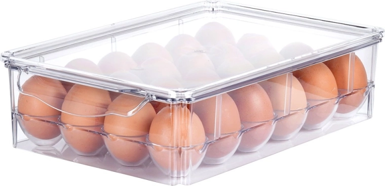 Kapacitet til 24 æg i sikre rum