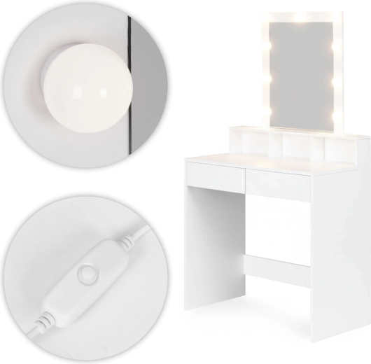 Klar LED-belysning til præcis makeup