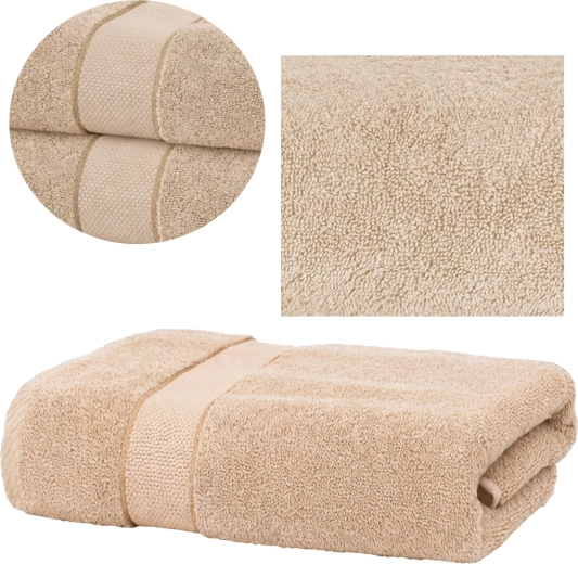 RENEW FORCE badehåndklæde Dry Spa Cream 70 × 140 cm