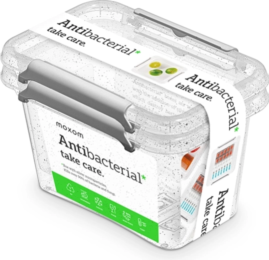 Antibakterielle madbeholdere 2× 650 ml