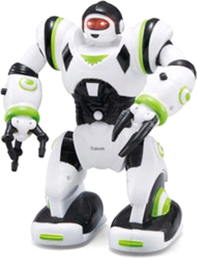 Interaktiv robot med lyd, lys og bevægelse - 1 stk.