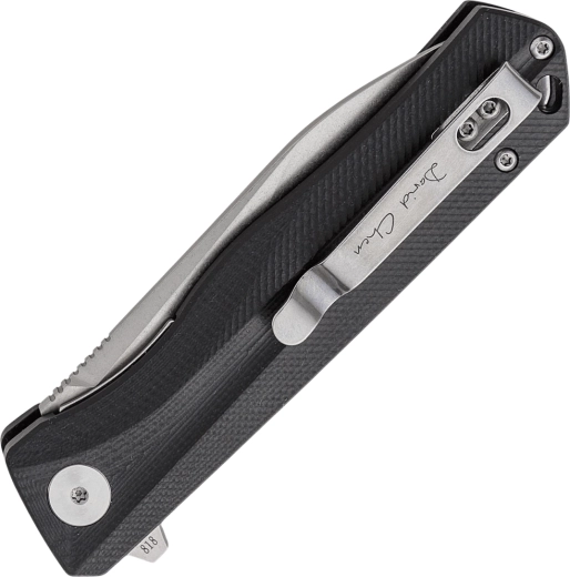 Ergonomisk G10-skæfte og lommeklip