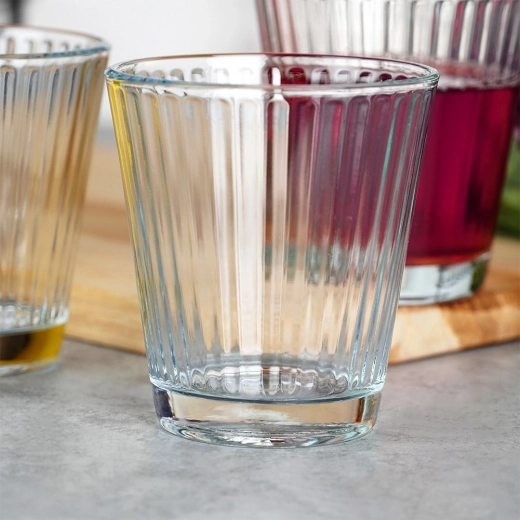 Holdbart, tykvægget glas